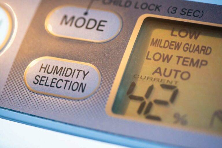 What is the level of humidity acceptable inside? AGES